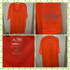 ADIDAS Grayhawk Golf Club Polo Shirt SZ M …